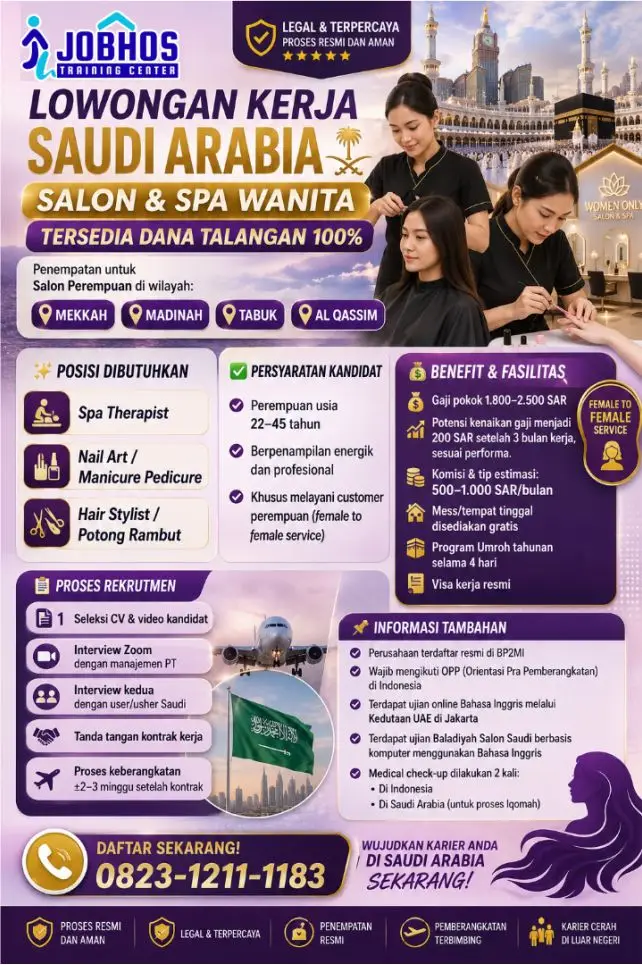 Tempat pelatihan spa luar negeri di Jogja